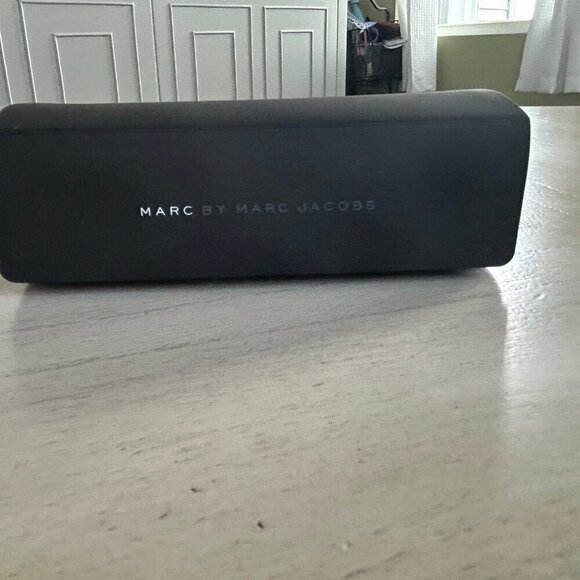 Marc by Marc Jacobs‎ Tortoise Oversized Rectangle Sunglasses with Case main image 10